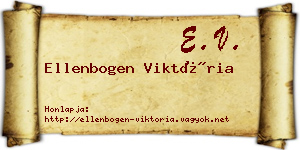 Ellenbogen Viktória névjegykártya